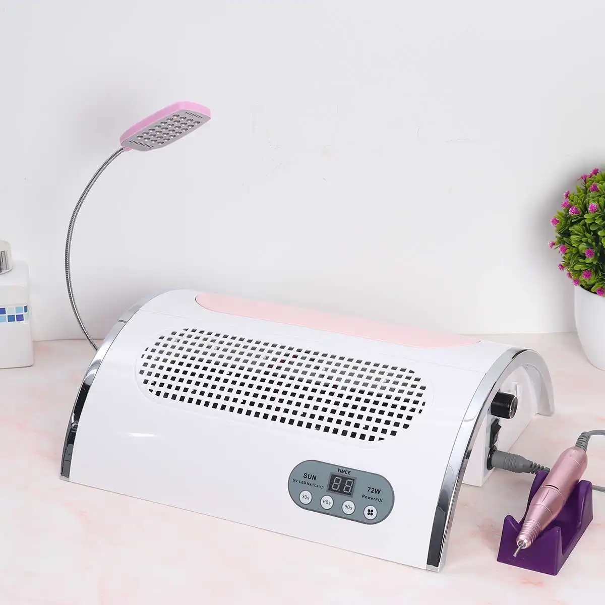 4in1 Multifunctional 25000RPM Manicure Machine Powerful Vacuum Cleaner 54W UV 36Pcs LED Nail Lamp Quickly Dry Glue Nail File
4in1 Multifunctional 25000RPM Manicure Machine Powerful Vacuum Cleaner 54W UV 36Pcs LED Nail Lamp Quickly Dry Glue Nail File