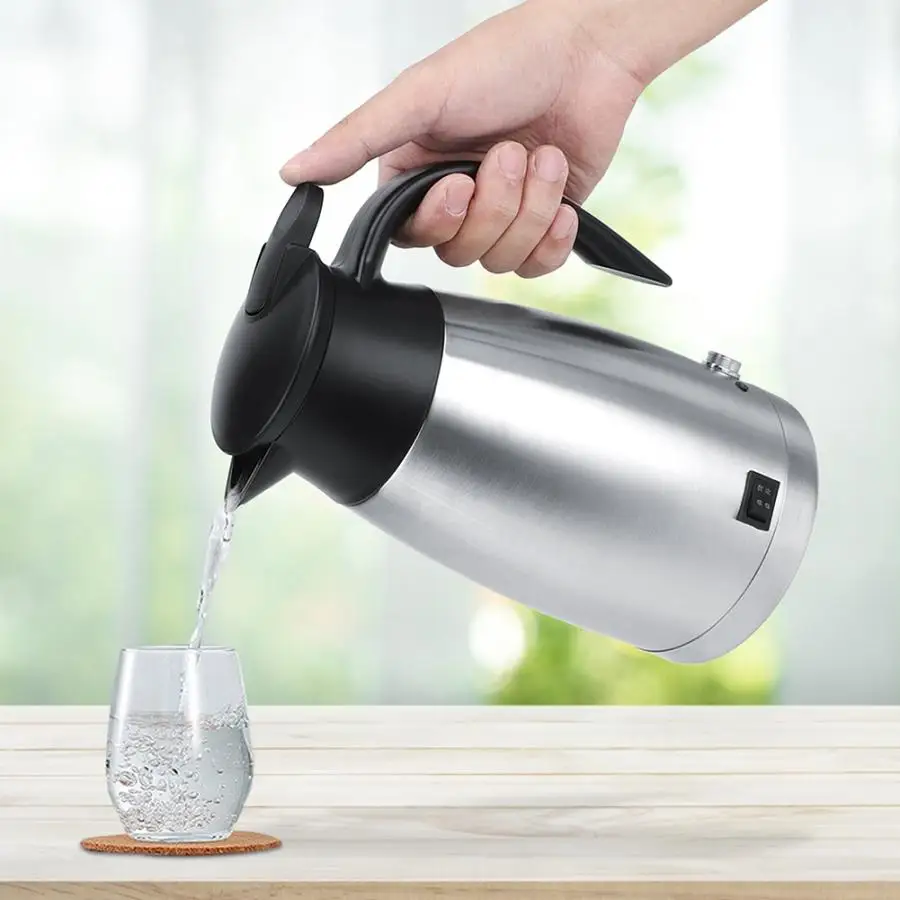 Electric Water Kettle 12V / 24V 1000ml Car Truck Electric Heated Hot Water Kettle Bottle Portable Hot Water Heater
Electric Water Kettle 12V / 24V 1000ml Car Truck Electric Heated Hot Water Kettle Bottle Portable Hot Water Heater