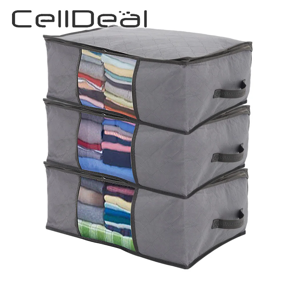 Non-woven Clothes Storage Bag PVC transparent Window Home Organizer Foldable Clothes Quilt Dust-Proof Cabinet Finishing Box
Non-woven Clothes Storage Bag PVC transparent Window Home Organizer Foldable Clothes Quilt Dust-Proof Cabinet Finishing Box