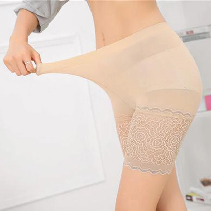 Women Lace Safety Short Pants Ladies Elastic Breathable Underwear Lady Briefs Girls Shorts Anti-light Underwears New
Women Lace Safety Short Pants Ladies Elastic Breathable Underwear Lady Briefs Girls Shorts Anti-light Underwears New