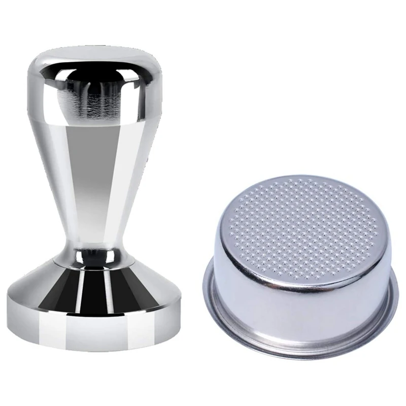 51mm Coffee Tamper and 51mm Filter Basket Cup Filter ,Espresso Tamper 51mm,Non Pressurized Basket for Breville,Delonghi
51mm Coffee Tamper and 51mm Filter Basket Cup Filter ,Espresso Tamper 51mm,Non Pressurized Basket for Breville,Delonghi