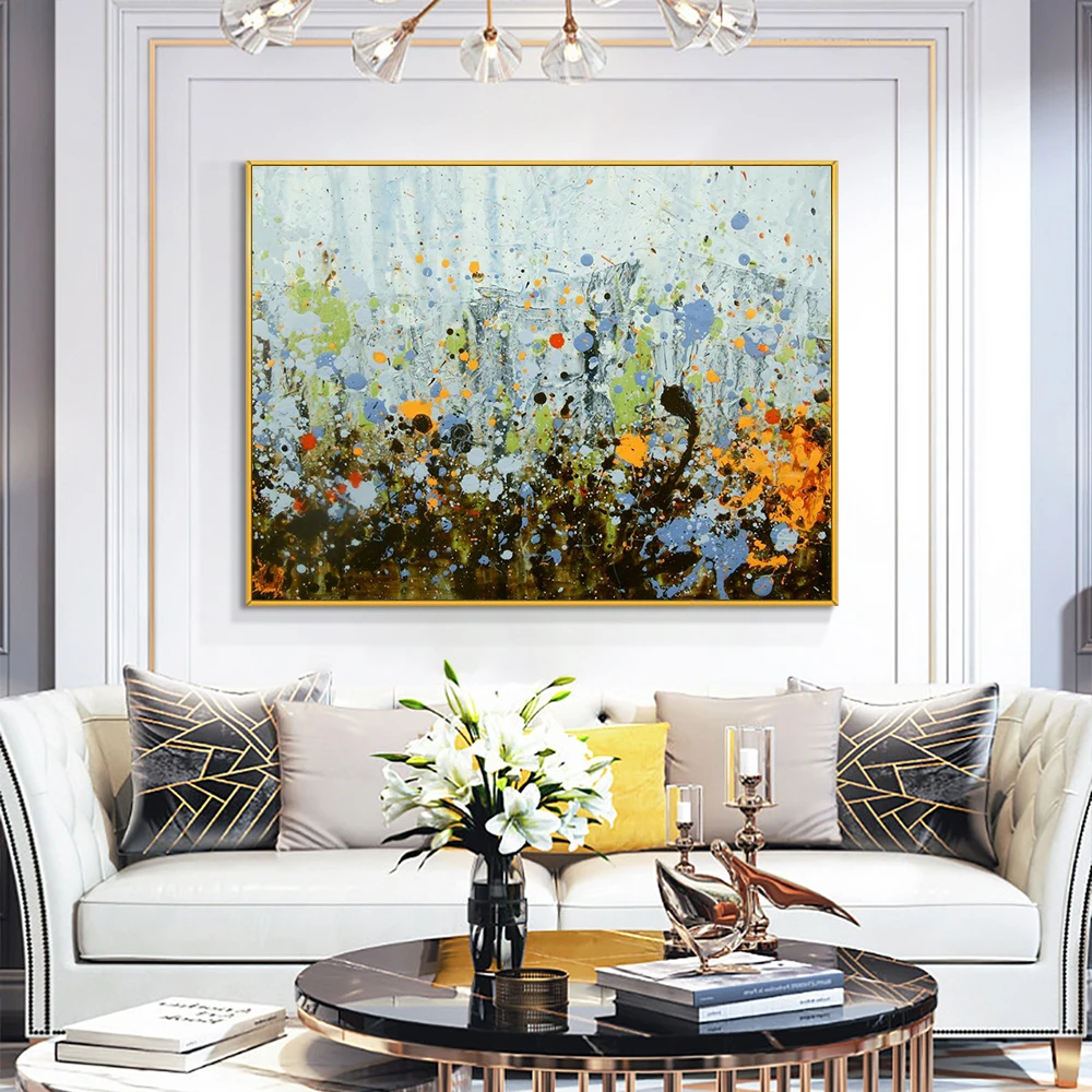 Beautiful Abstract Painting 100% Handpainted Oil Painting On Canvas Modern Wall Art Without Frame For Wedding Home Decoration
Beautiful Abstract Painting 100% Handpainted Oil Painting On Canvas Modern Wall Art Without Frame For Wedding Home Decoration