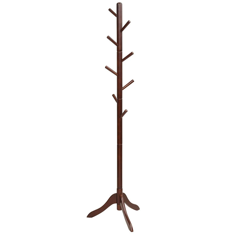 4 Sections Adjustable Wooden Tree Coat Rack 8 Hooks Smooth Surface Solid Rubber Wood Living Room 3 Legged Base Coat Hat Rack
4 Sections Adjustable Wooden Tree Coat Rack 8 Hooks Smooth Surface Solid Rubber Wood Living Room 3 Legged Base Coat Hat Rack