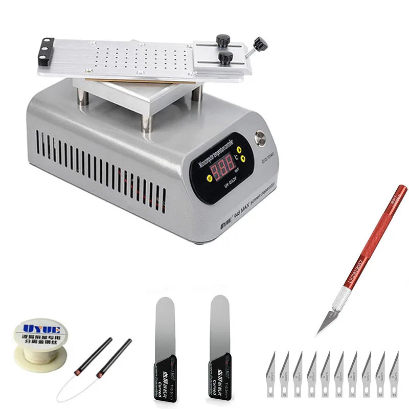 Станок для разделения сенсорных ЖК-экранов UYUE, вращающийся ЖК-дисплей с функцией быстрого нагрева, 948
Станок для разделения сенсорных ЖК-экранов UYUE, вращающийся ЖК-дисплей с функцией быстрого нагрева, 948