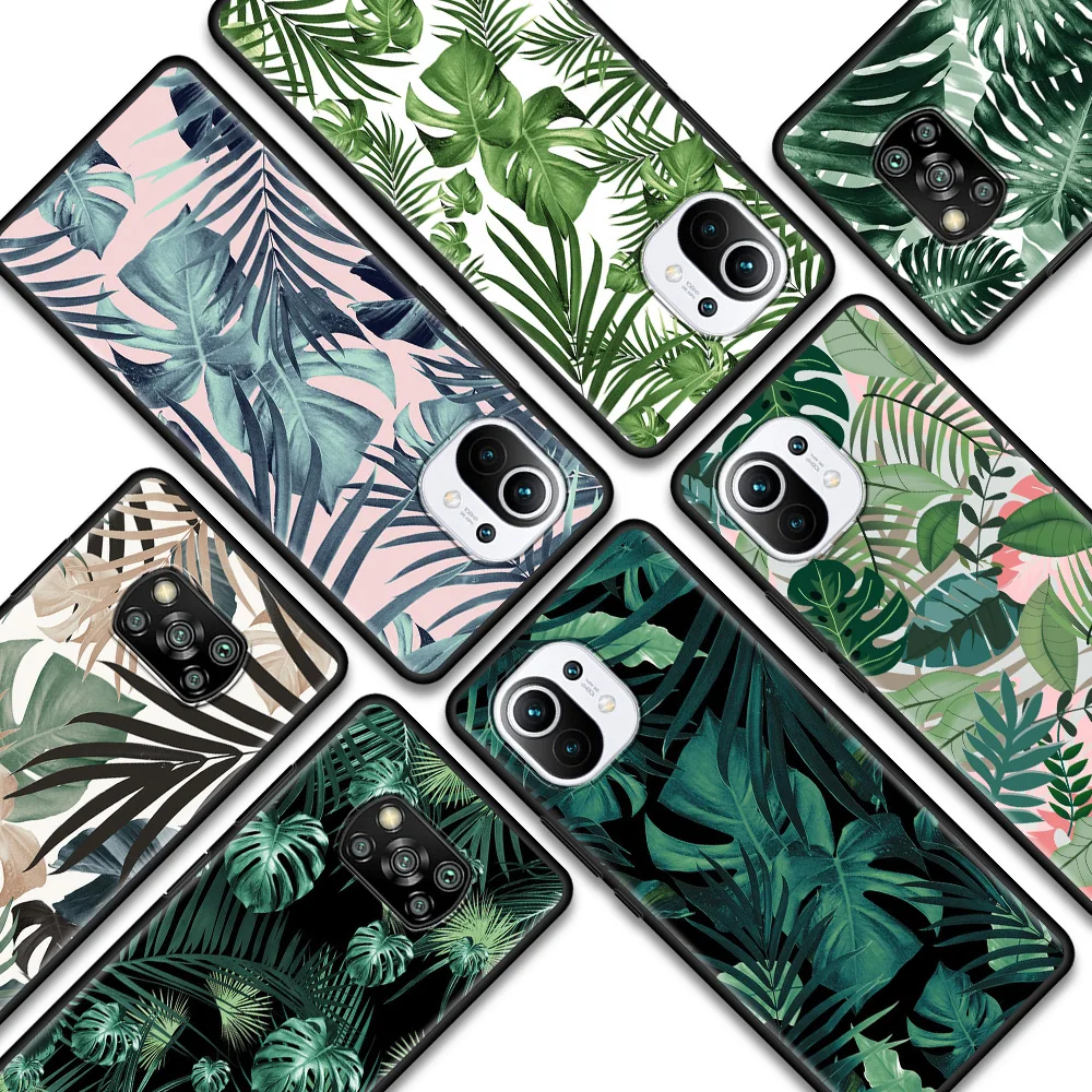 Black Phone Case For Xiaomi 11 11X 10T 9T 10 8 Lite Ultra Pro 11i 10S 9 SE Fitted Coque Silicone Fundas green leaf
Black Phone Case For Xiaomi 11 11X 10T 9T 10 8 Lite Ultra Pro 11i 10S 9 SE Fitted Coque Silicone Fundas green leaf