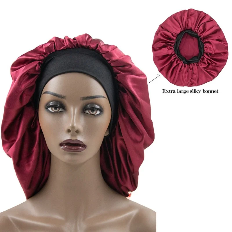 Turban Women Hat Sleeping Cap Casual Outdoor Cover Wide edge elastic satin nightcap beauty salon chemotherapy cap Stein bonnets
Turban Women Hat Sleeping Cap Casual Outdoor Cover Wide edge elastic satin nightcap beauty salon chemotherapy cap Stein bonnets