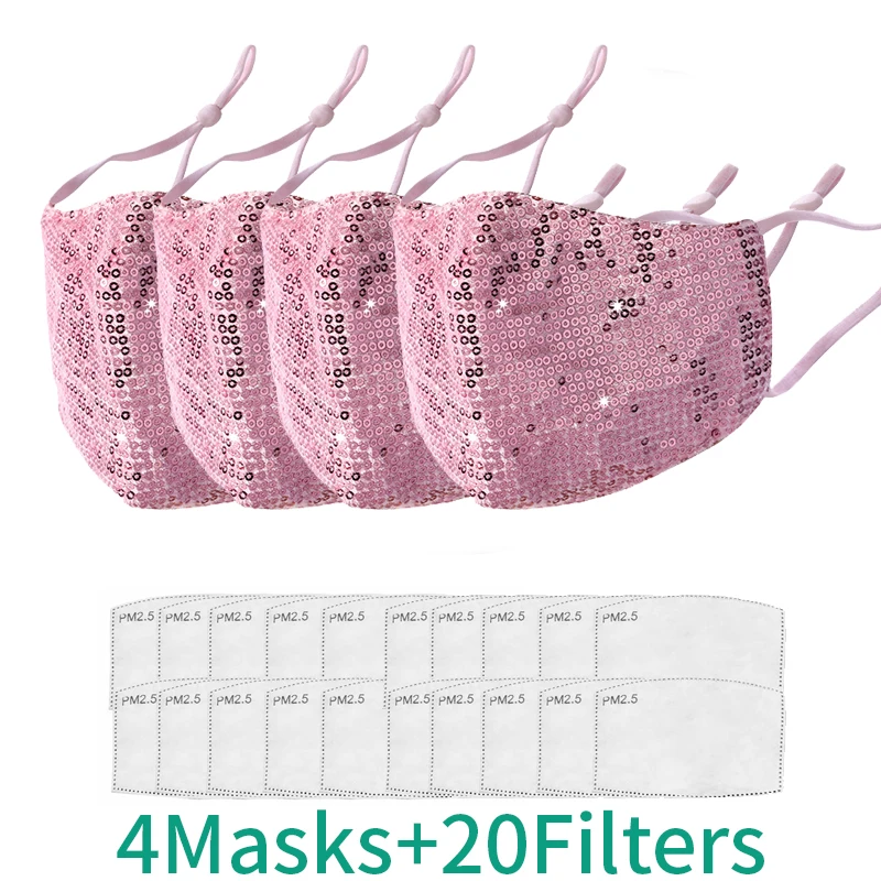Women Sequins Bling Face Mouth Masks Washable Fashion Adjustable Dustproof Face Shield Foggy Haze Mouth Muffle
Women Sequins Bling Face Mouth Masks Washable Fashion Adjustable Dustproof Face Shield Foggy Haze Mouth Muffle