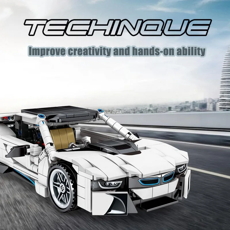 625pcs DIY Bricks Pull Back Racing Car Model Building Blocks City Technic Speed Racer Cars Education Toys for Children Boys
625pcs DIY Bricks Pull Back Racing Car Model Building Blocks City Technic Speed Racer Cars Education Toys for Children Boys