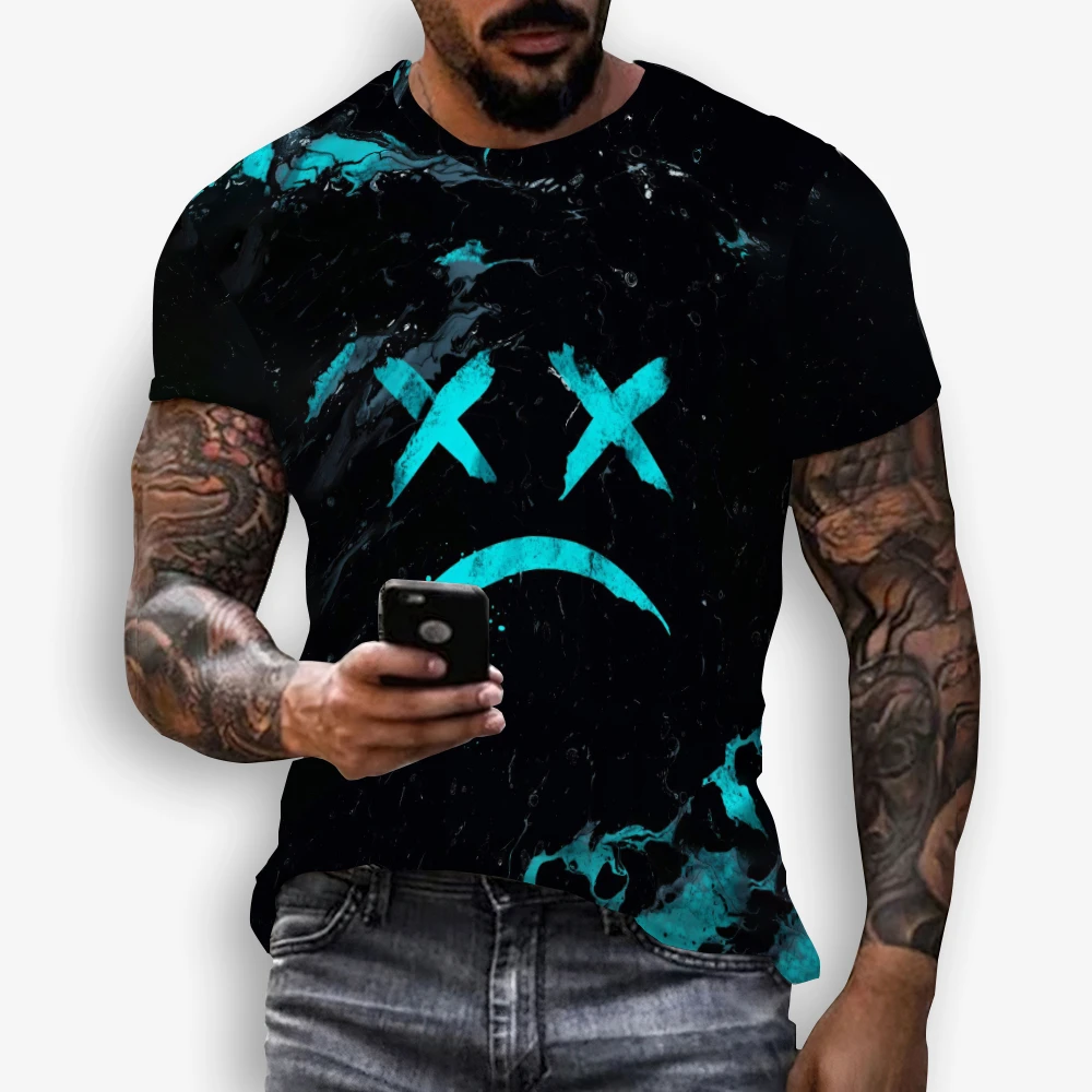Harajuku 3D printing oversized digital printing short-sleeved T-shirt 2022 summer fashion personality skull
Harajuku 3D printing oversized digital printing short-sleeved T-shirt 2022 summer fashion personality skull