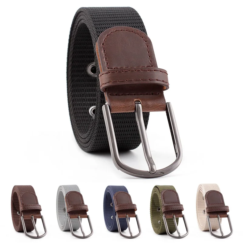 Hot Sales Men Women Wild Canvas Belt Fashion Unisex Pin Buckle Belt Woven Waistband Women's
Hot Sales Men Women Wild Canvas Belt Fashion Unisex Pin Buckle Belt Woven Waistband Women's