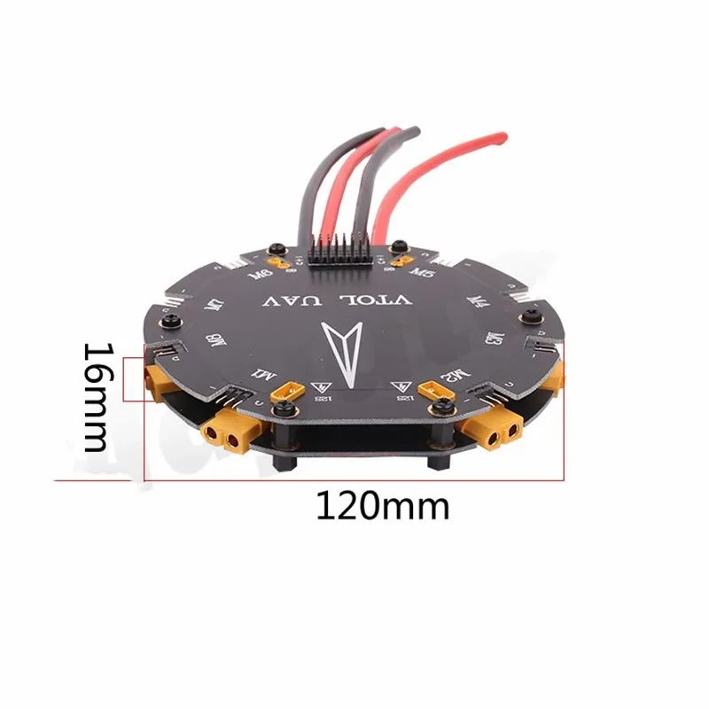 8-axis Large Current Power Distribution Board PDB Management Module 480A Backward for DIY Agriculture Plant Drone Accessori
8-axis Large Current Power Distribution Board PDB Management Module 480A Backward for DIY Agriculture Plant Drone Accessori