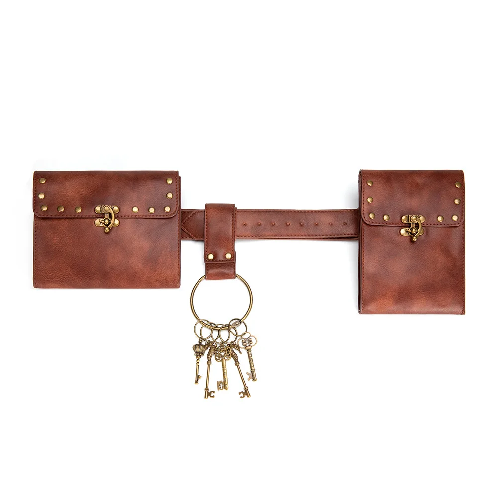 Cosplay Party Stage Festival Props Bag European and American Retro Punk Women's Bag Outdoor Mobile Phone Coin Purse Belt Bag
Cosplay Party Stage Festival Props Bag European and American Retro Punk Women's Bag Outdoor Mobile Phone Coin Purse Belt Bag