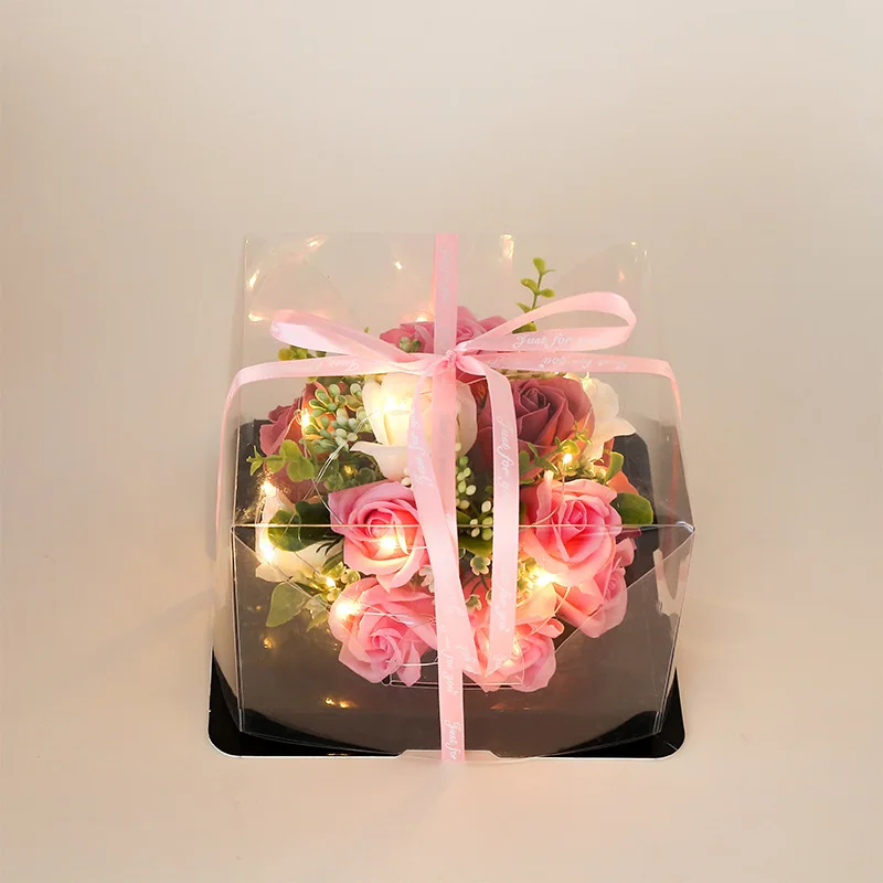 Transparent Packaging Box Valentine Rose Bear Flower Gift Box DIY Wedding Gift Box Valentine Christmas Gift Boxes Cake Box
Transparent Packaging Box Valentine Rose Bear Flower Gift Box DIY Wedding Gift Box Valentine Christmas Gift Boxes Cake Box