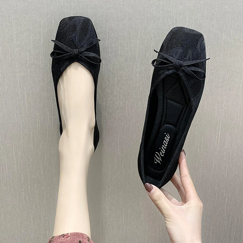 Bow-Knot Summer Shoes Ladies Female Footwear Shallow Mouth Women's Moccasins Low Heels All-Match Casual Sneaker Square Toe Butte
Bow-Knot Summer Shoes Ladies Female Footwear Shallow Mouth Women's Moccasins Low Heels All-Match Casual Sneaker Square Toe Butte