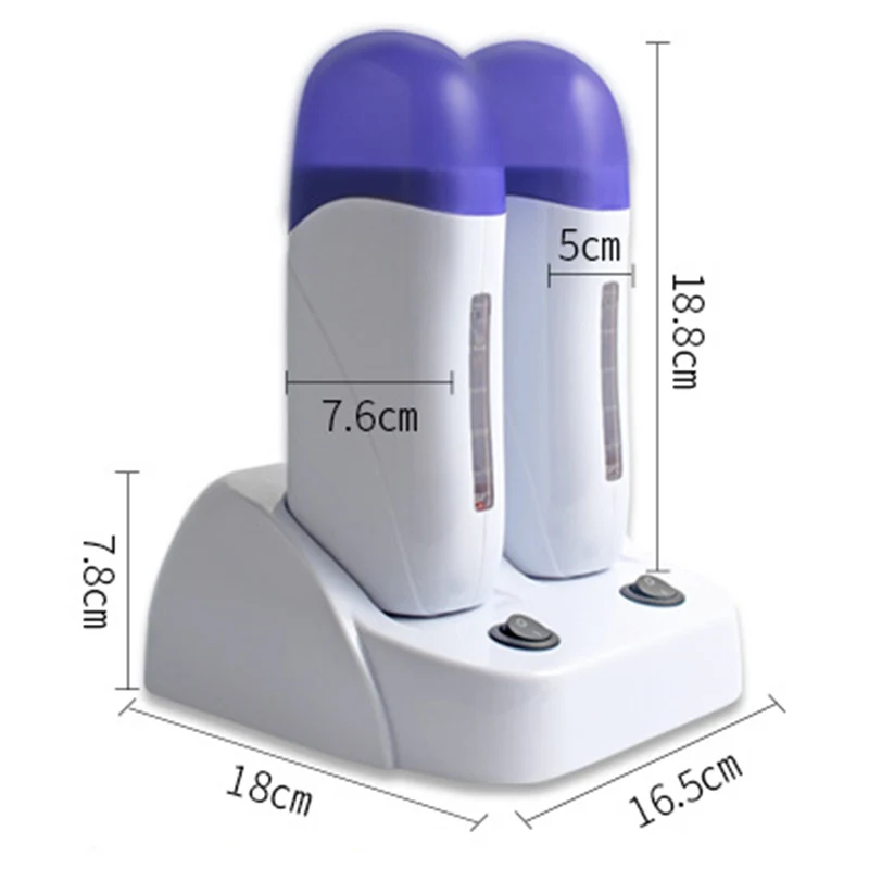 Двойной воск для депиляции нагреватель горячего тела удаление волос ролл на