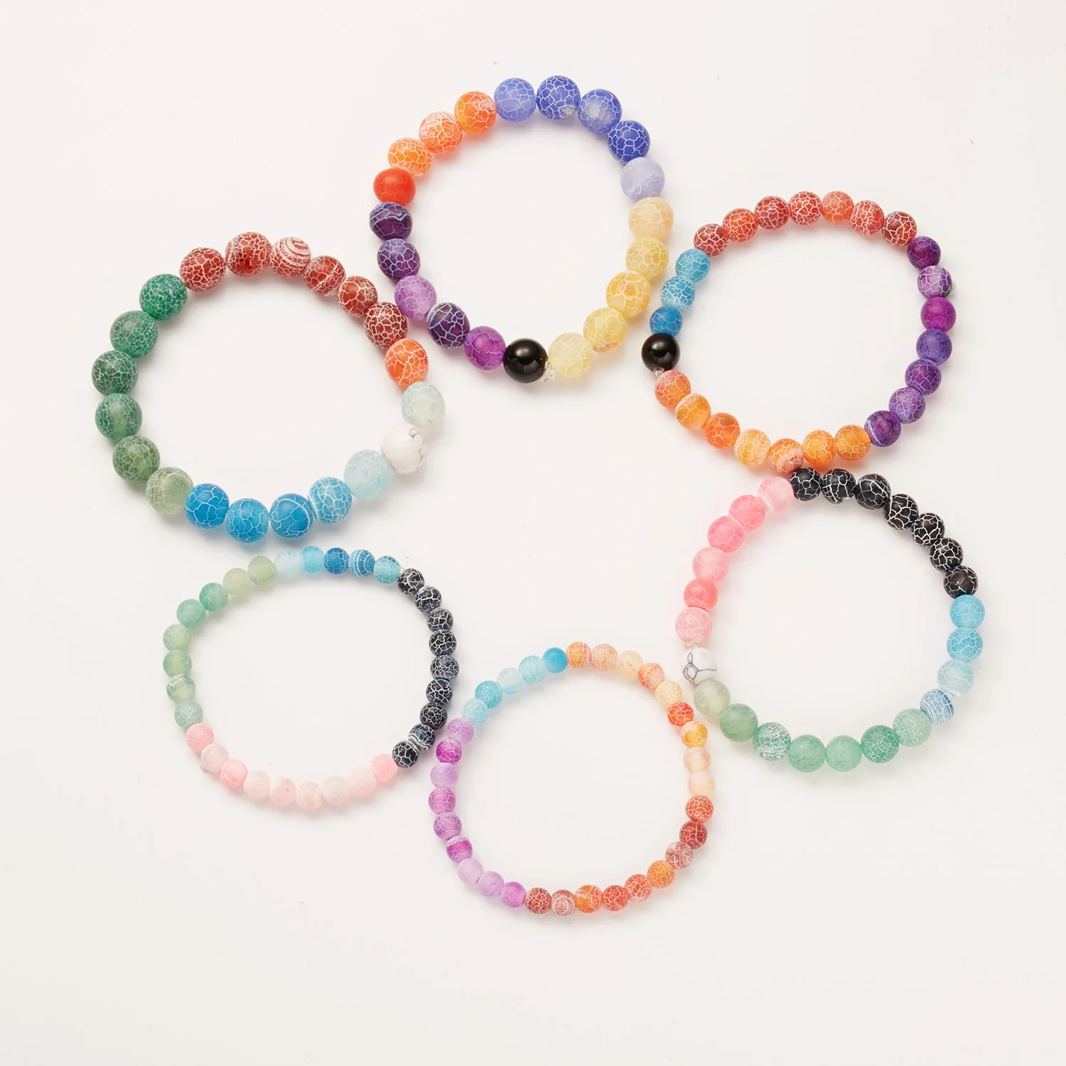 2021 Fashion 2pcs/set Natural Stone Beads Yoga Bracelet For Lovers Multicolor Agates Beads Couple Bracelets Friendship Jewelry
2021 Fashion 2pcs/set Natural Stone Beads Yoga Bracelet For Lovers Multicolor Agates Beads Couple Bracelets Friendship Jewelry