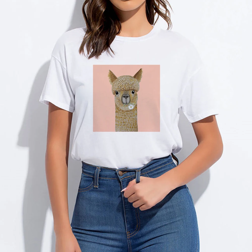 2021 Casual Trendy Funny Loose Alpaca Plus Size Hipster Spring Summer Tshirt Round Collar T-shirt Harajuku Streetwear T shirt
2021 Casual Trendy Funny Loose Alpaca Plus Size Hipster Spring Summer Tshirt Round Collar T-shirt Harajuku Streetwear T shirt