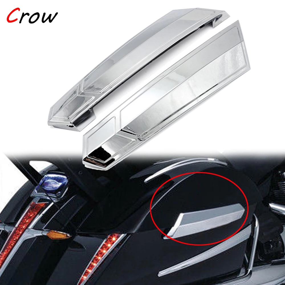 Chrome and Black For Victory Hard-Ball Cross Roads Cross Country Tour Models 2010-2017 11 12 13 14 15 16 Saddlebag Hinge Covers
Chrome and Black For Victory Hard-Ball Cross Roads Cross Country Tour Models 2010-2017 11 12 13 14 15 16 Saddlebag Hinge Covers