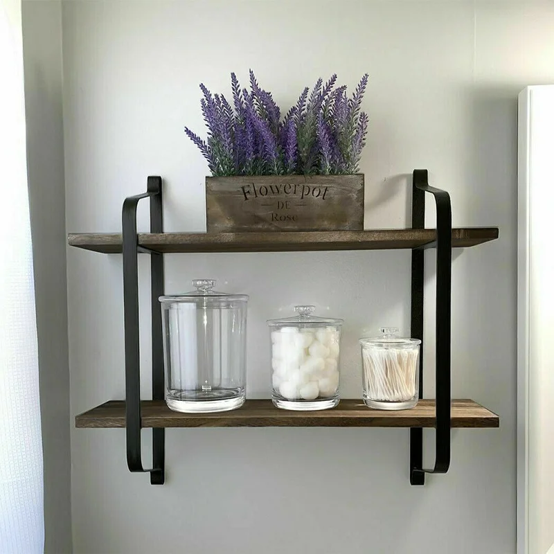 Storage Holders Wall Hanging Shelves 2 Tier Wood Metal Hanging Plant Shelf Floating Book Shelf Wall Hanging Shelf Organizer
Storage Holders Wall Hanging Shelves 2 Tier Wood Metal Hanging Plant Shelf Floating Book Shelf Wall Hanging Shelf Organizer