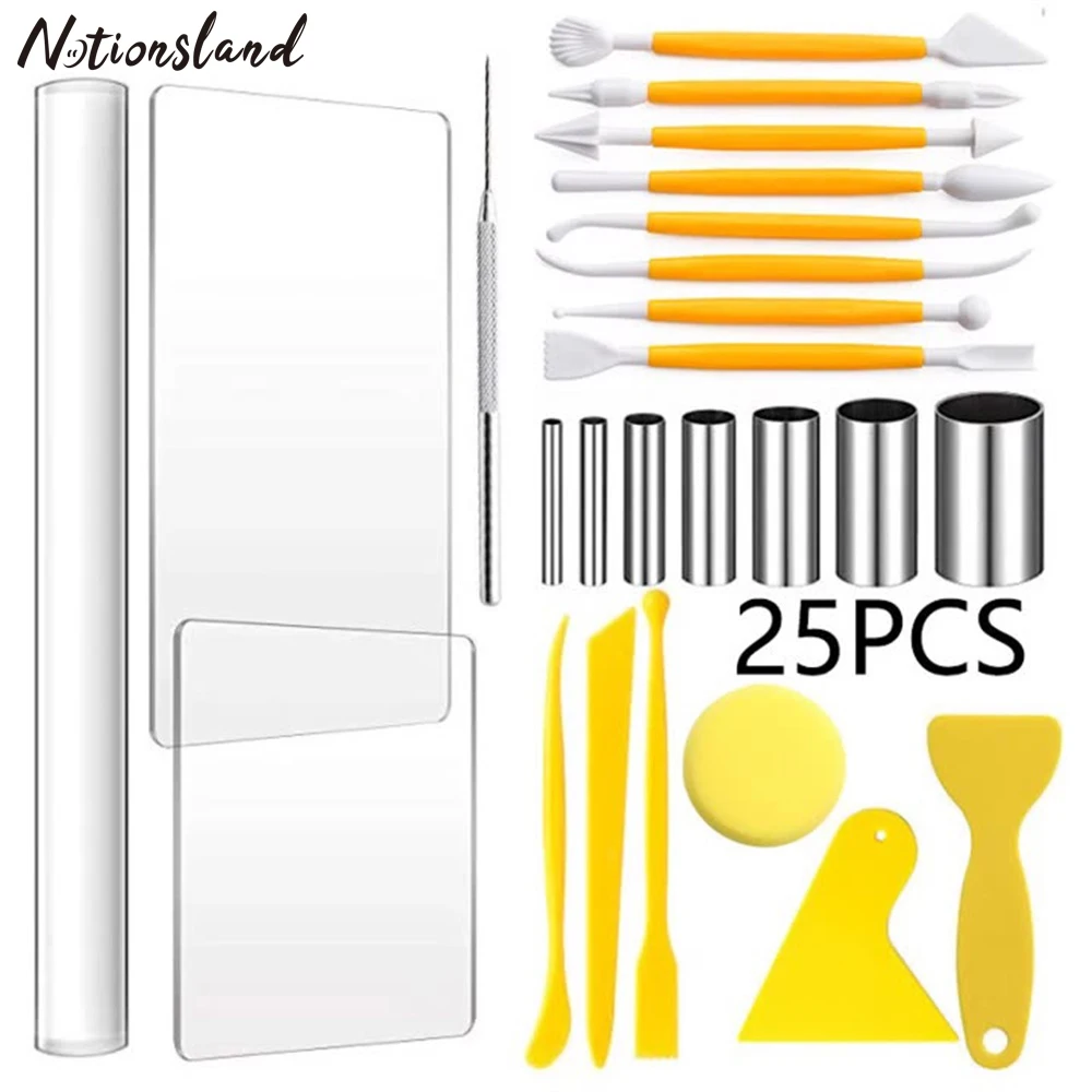 Набор инструментов для самостоятельной сборки из полимерной глины, 25 шт. 
Набор инструментов для самостоятельной сборки из полимерной глины, 25 шт.