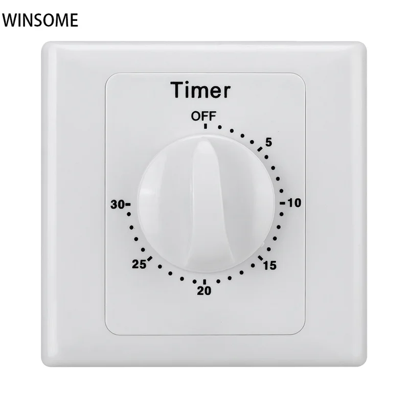 10A 30Min Timer Plug Control Switch Socket AC 220V Push Button Switch Smart Home Electronic Timer Switch with Bottom Box
10A 30Min Timer Plug Control Switch Socket AC 220V Push Button Switch Smart Home Electronic Timer Switch with Bottom Box