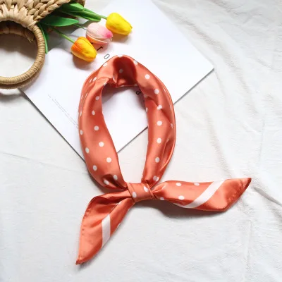 New dot design 70cm small square scarfs women's neck scarves neckerchief multi use spring summer collar scarf
New dot design 70cm small square scarfs women's neck scarves neckerchief multi use spring summer collar scarf