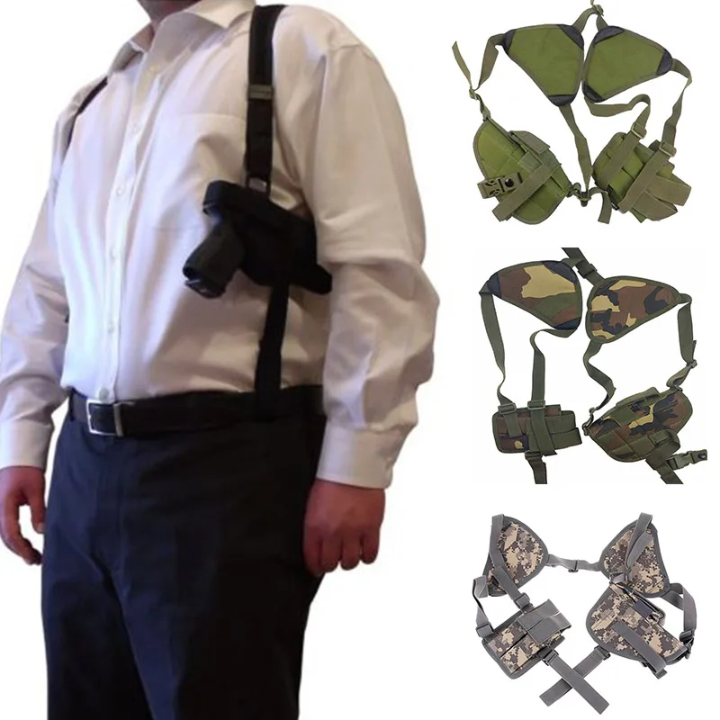 Tatical Concealed Shoulder Gun Holster for Glock 17 Beretta M9 Sig CZ75 Airsoft Pistol Case Universal Holster Magazine Pouch 
Tatical Concealed Shoulder Gun Holster for Glock 17 Beretta M9 Sig CZ75 Airsoft Pistol Case Universal Holster Magazine Pouch