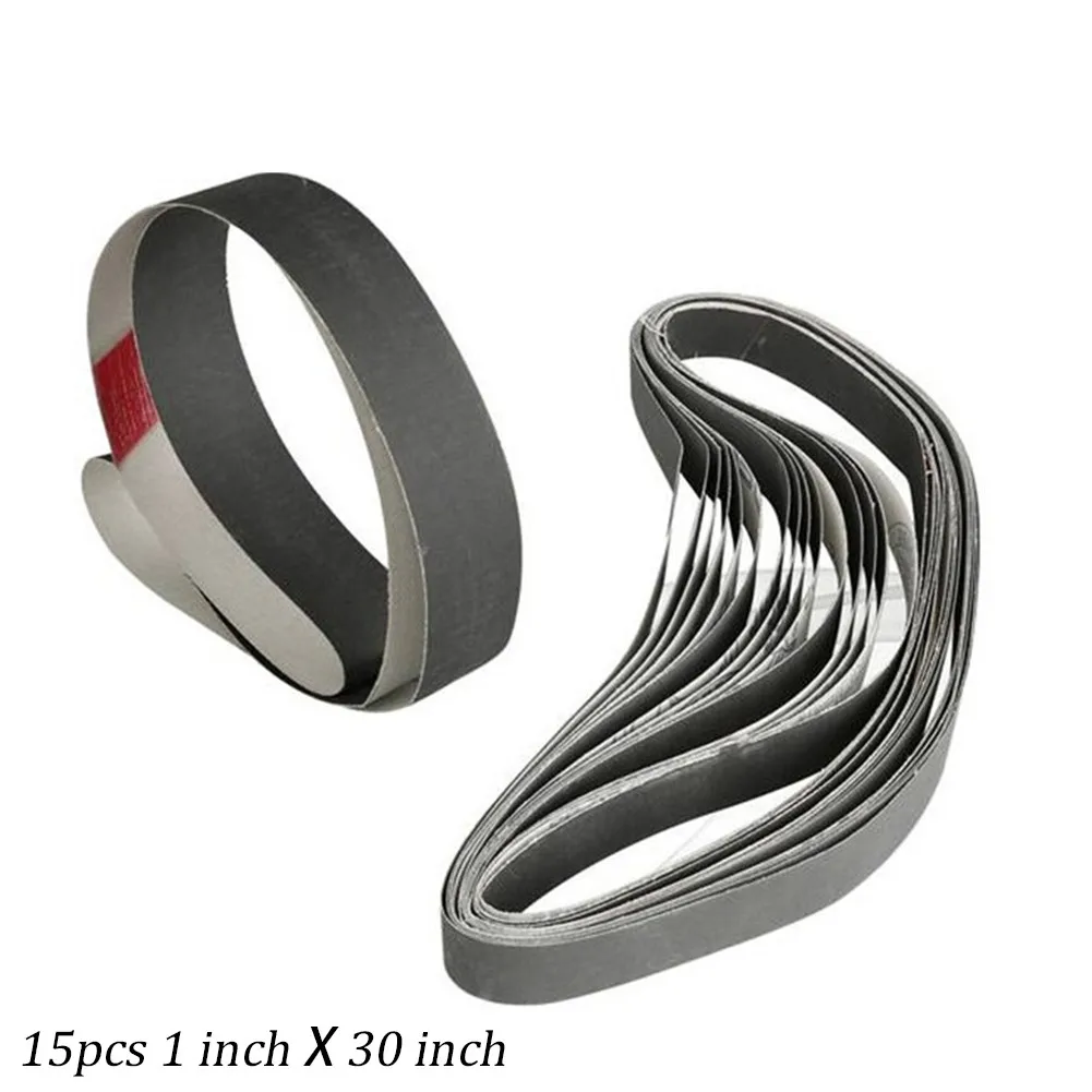 15pcs1*30 Inch Wood Soft Metal Polished Black Silicon Carbide Abrasive Belt Wood Soft Metal Polishing For Sander Abrasive Tool
15pcs1*30 Inch Wood Soft Metal Polished Black Silicon Carbide Abrasive Belt Wood Soft Metal Polishing For Sander Abrasive Tool