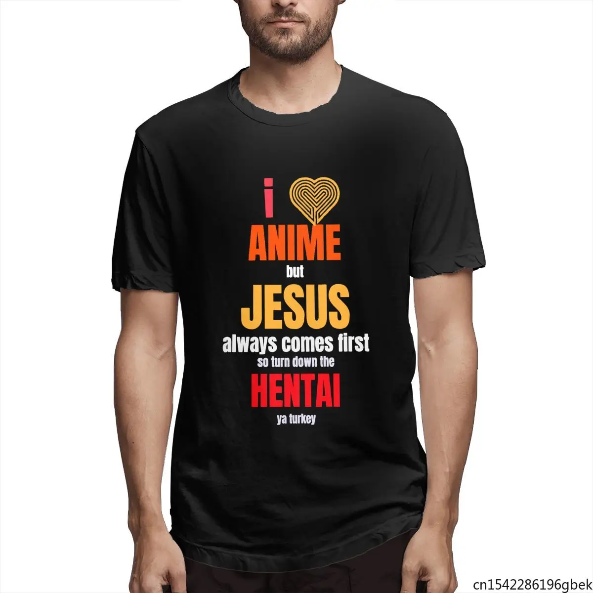 I Love Anime But Jesus Always Comes First So Turn Down The Hentai Funny Men T-Shirt
I Love Anime But Jesus Always Comes First So Turn Down The Hentai Funny Men T-Shirt