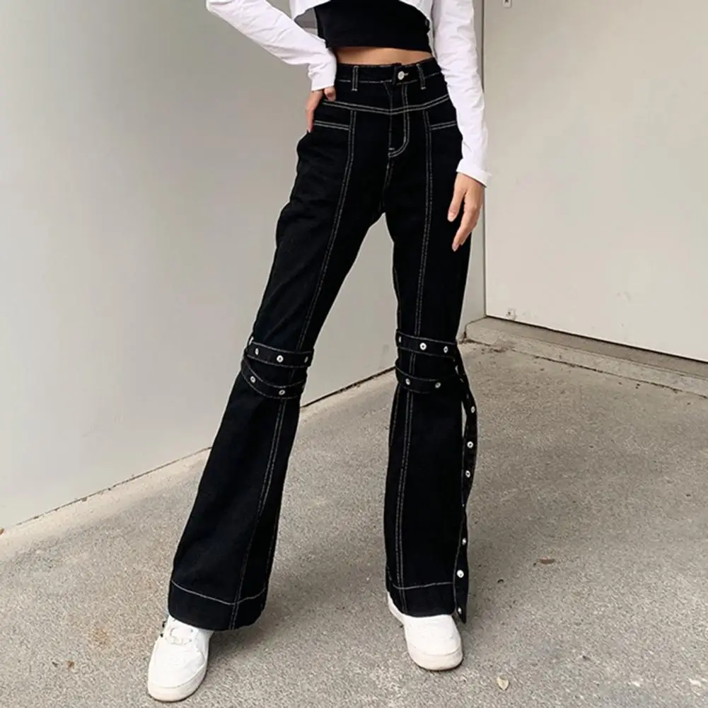 Women's jeans women's high-waist lace-up trousers fashion flared pockets wear-resistant work pants jeans jeans mujer
Women's jeans women's high-waist lace-up trousers fashion flared pockets wear-resistant work pants jeans jeans mujer