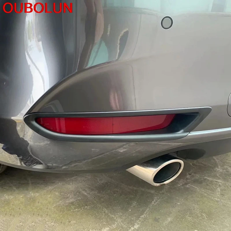 OUBOLUN для Mazda 3 M3 Axela 2019 2020 Автомобильный задний противотуманный светильник рамка