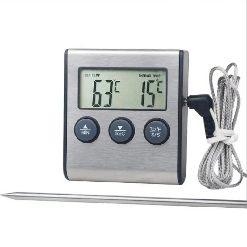 Digital Oven Thermometer Kitchen Food Cooking Meat BBQ With Timer Water Milk Temperature Kitchen Tools
Digital Oven Thermometer Kitchen Food Cooking Meat BBQ With Timer Water Milk Temperature Kitchen Tools
