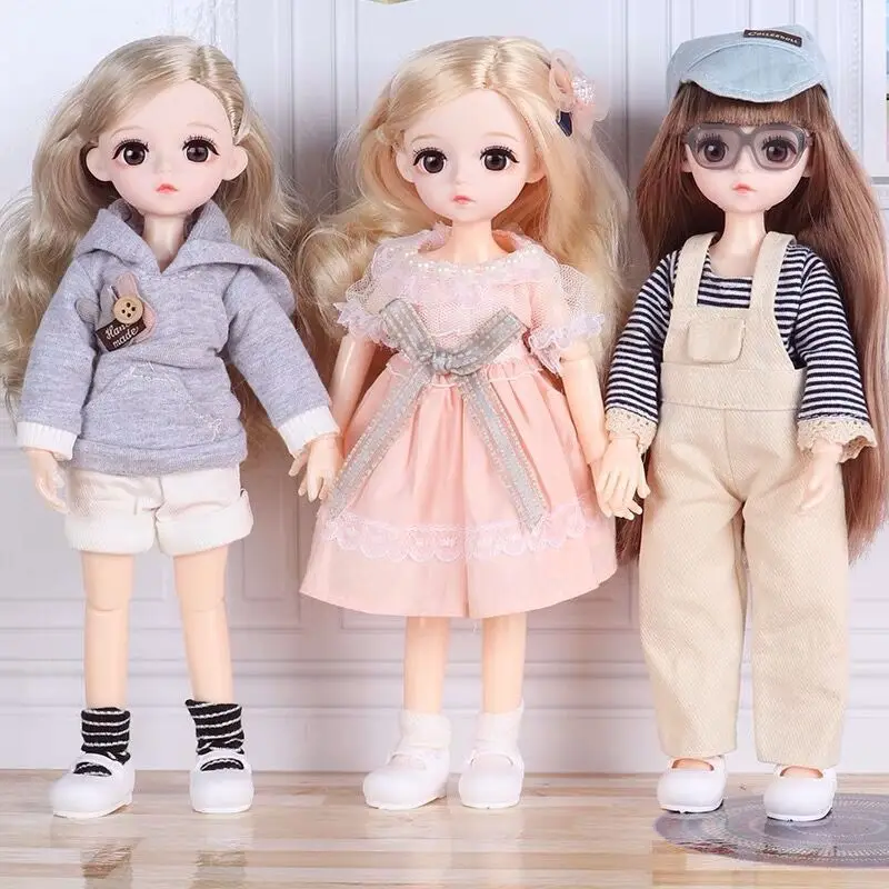 30cm Bjd Dolls Toys 13 Movable Jointed Toys For Girl Fashion Cute Handmade Bjd Dolls DIY Dress Up Game Child Toys Birthday Gifts
30cm Bjd Dolls Toys 13 Movable Jointed Toys For Girl Fashion Cute Handmade Bjd Dolls DIY Dress Up Game Child Toys Birthday Gifts