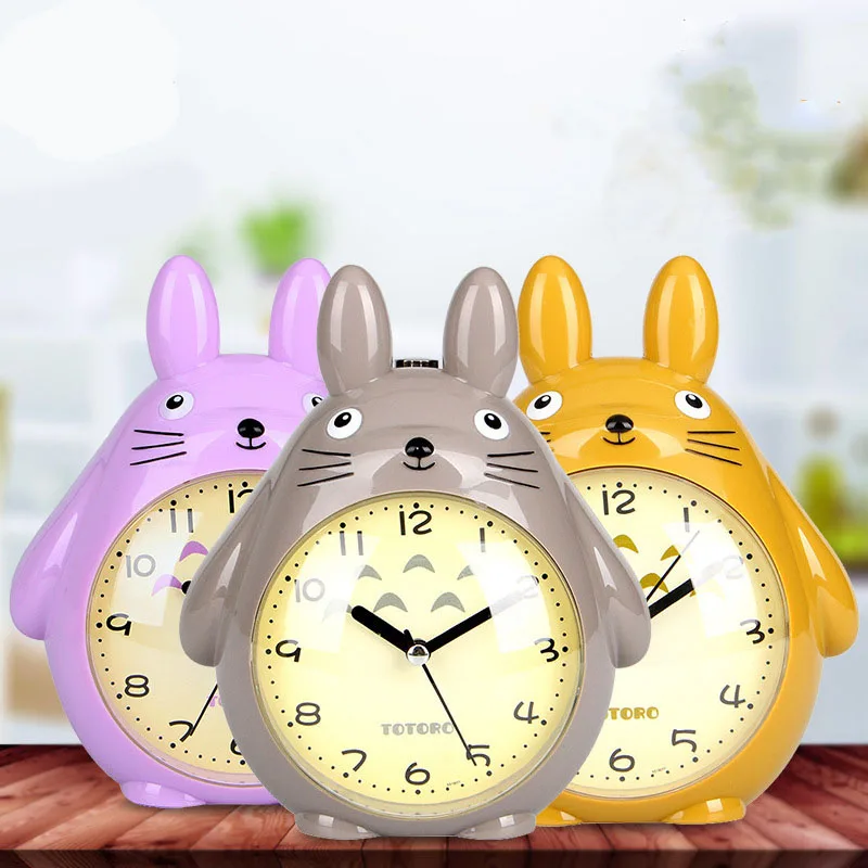 Cartoon Totoro alarm Clock Lovely Children alarm Clock New Year Pendulum jewelry to Student Christmas Gift
Cartoon Totoro alarm Clock Lovely Children alarm Clock New Year Pendulum jewelry to Student Christmas Gift