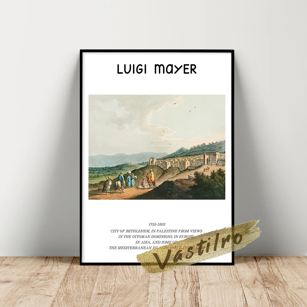 Luigi Mayer Poster, Mayer City Of Bethlehem, In Palestine Wall Painting, Vintage Europe Landscape Print, City Scenery Wall Decor
Luigi Mayer Poster, Mayer City Of Bethlehem, In Palestine Wall Painting, Vintage Europe Landscape Print, City Scenery Wall Decor
