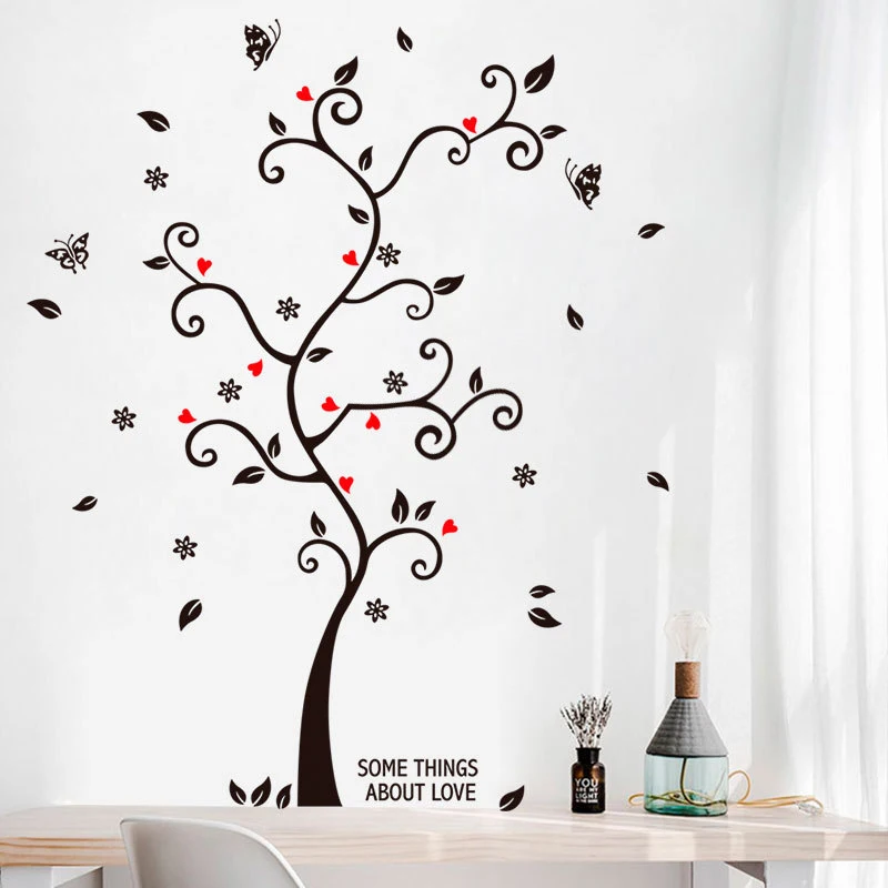 Creative Stickers PVC Happy tree Photo frame wall butterfly wall stickers home decor Bedroom living room TV backdrop stickers
Creative Stickers PVC Happy tree Photo frame wall butterfly wall stickers home decor Bedroom living room TV backdrop stickers