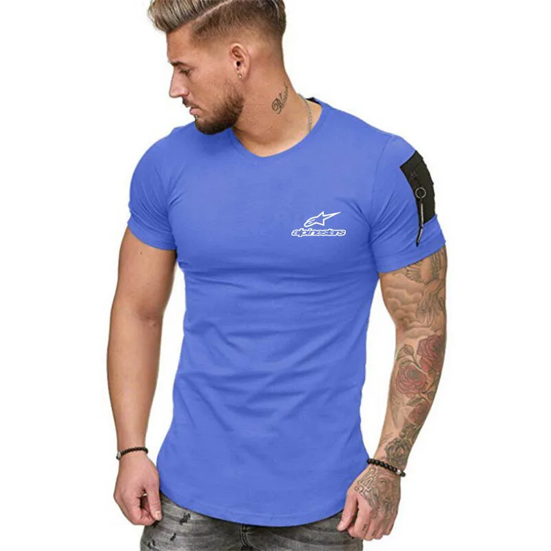 Alpinestars Printed Design Of Men's T-Shirt In Summer 2021 Sleeve Pocket Stitching Slim Short Sleeve For Men's Leisure Sports
Alpinestars Printed Design Of Men's T-Shirt In Summer 2021 Sleeve Pocket Stitching Slim Short Sleeve For Men's Leisure Sports