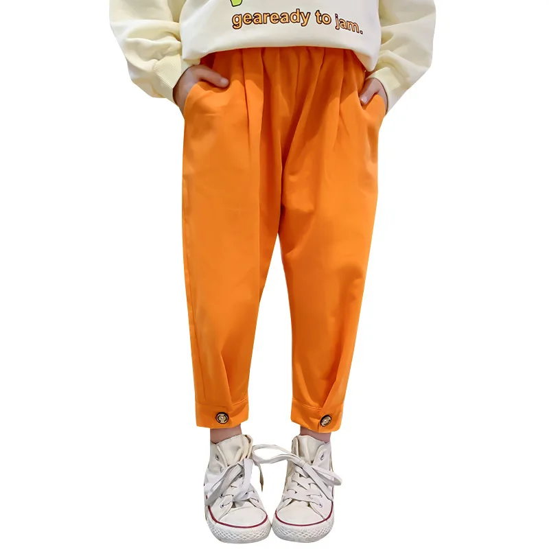 Girls spring and autumn solid color trousers Girl loose daddy pants Girl fashion cotton overalls Girls pants
Girls spring and autumn solid color trousers Girl loose daddy pants Girl fashion cotton overalls Girls pants