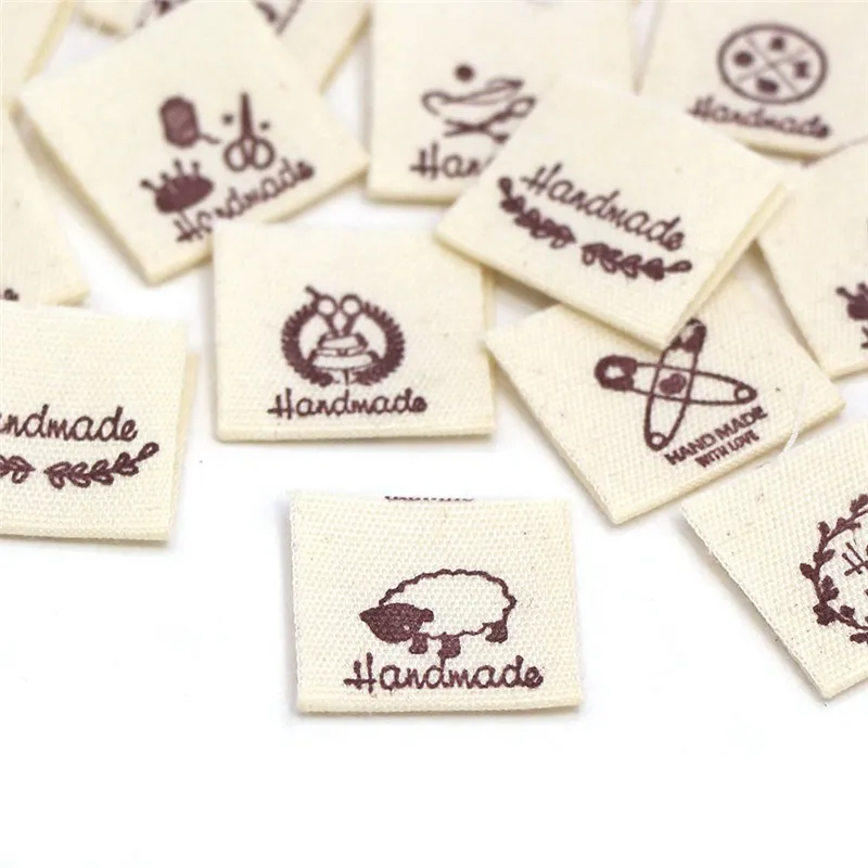 50Pcs Cloth Labels Handmade Label Fold Tags Sheep Heart Pattern Hand Made Label For Knitted Hats Printed Cotton Woven Sew Tags
50Pcs Cloth Labels Handmade Label Fold Tags Sheep Heart Pattern Hand Made Label For Knitted Hats Printed Cotton Woven Sew Tags