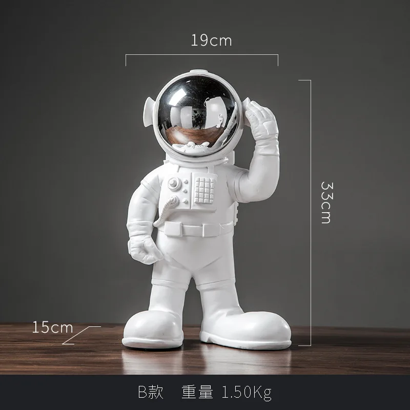 Nordic creative living room astronaut spaceman model handicraft resin ornament European style decoration home decore small gifts
Nordic creative living room astronaut spaceman model handicraft resin ornament European style decoration home decore small gifts