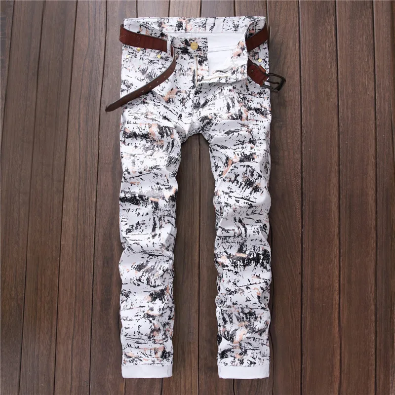 CNUUIKOOEK Men's New Style Slim Fit Elastic Force Printed Casual Pants Fashion Jeans
CNUUIKOOEK Men's New Style Slim Fit Elastic Force Printed Casual Pants Fashion Jeans