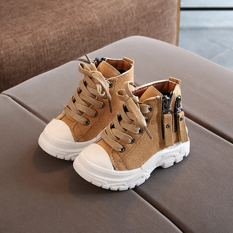 Kid's Boots Spring Autumn Boys Girls Martin Ankle Boots Lace-Up Leather Anti-slip Children Casual Workboots Outdoor Boys Booties
Kid's Boots Spring Autumn Boys Girls Martin Ankle Boots Lace-Up Leather Anti-slip Children Casual Workboots Outdoor Boys Booties