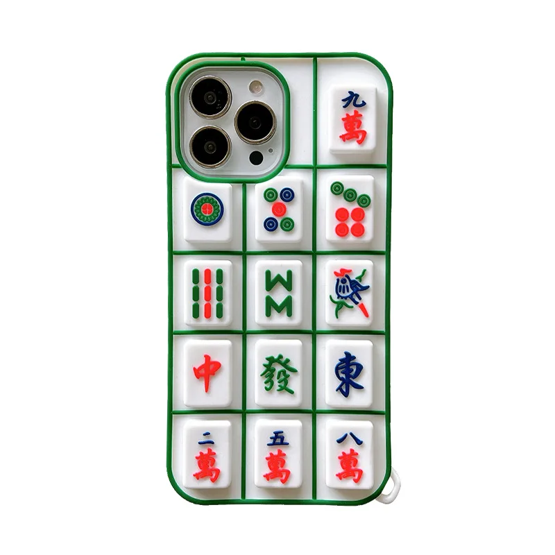 Chinese Mahjong Phone Case Decompression Case For iPhone 13 12 11 Pro Max XR XS New Year Soft Silicone Back Cover
Chinese Mahjong Phone Case Decompression Case For iPhone 13 12 11 Pro Max XR XS New Year Soft Silicone Back Cover