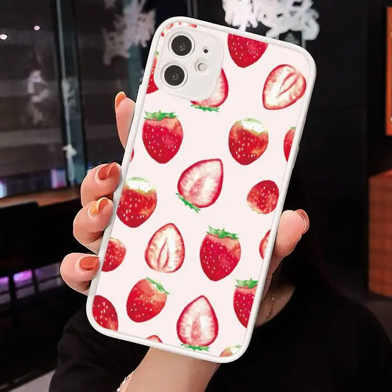 Cherry Strawberry watermelon fruit Phone Cases Matte Transparent for iPhone 7 8 11 12 s mini pro X XS XR MAX Plus cover funda
Cherry Strawberry watermelon fruit Phone Cases Matte Transparent for iPhone 7 8 11 12 s mini pro X XS XR MAX Plus cover funda