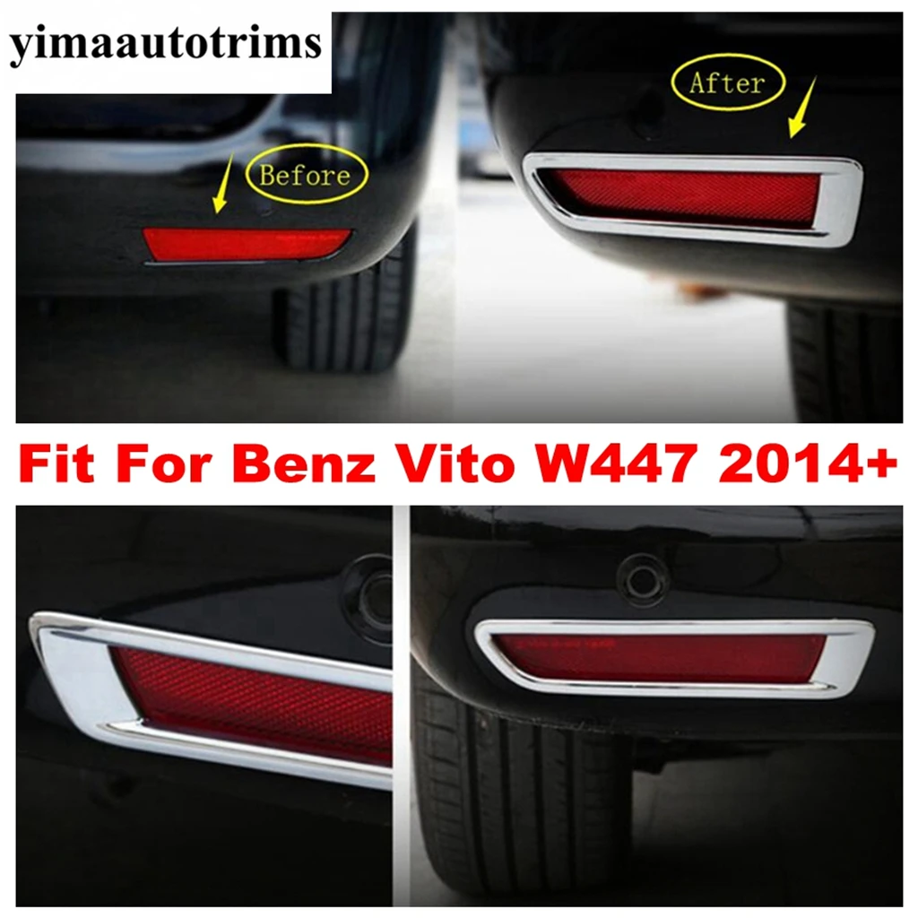 Chrome Rear Tail Fog Lights Lamps Frame Trim 2 Piece Fit For Mercedes-Benz Vito W447 2014 - 2021 ABS Exterior Refit Kit
Chrome Rear Tail Fog Lights Lamps Frame Trim 2 Piece Fit For Mercedes-Benz Vito W447 2014 - 2021 ABS Exterior Refit Kit