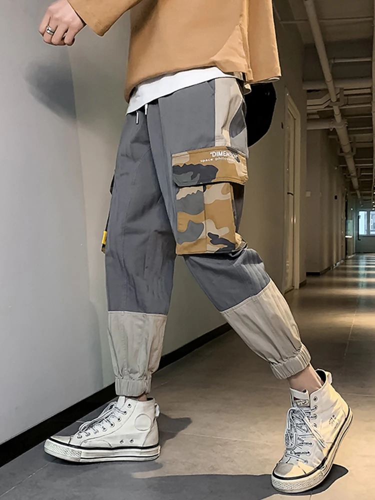 SingleRoad Mens Cargo Pants Men Fashion 2021 Patchwork Side Pockets Joggers Hip Hop Japanese Streetwear Trousers Pants For Men 
SingleRoad Mens Cargo Pants Men Fashion 2021 Patchwork Side Pockets Joggers Hip Hop Japanese Streetwear Trousers Pants For Men