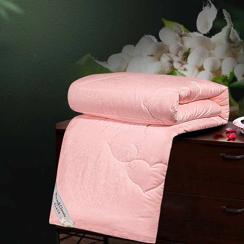 Spring Autumn Washable Quilted Quilts Twin Queen Size 4 Seasons Duvet Insert Filling Weighted Mulberry Silk Thick Cover Blanket
Spring Autumn Washable Quilted Quilts Twin Queen Size 4 Seasons Duvet Insert Filling Weighted Mulberry Silk Thick Cover Blanket