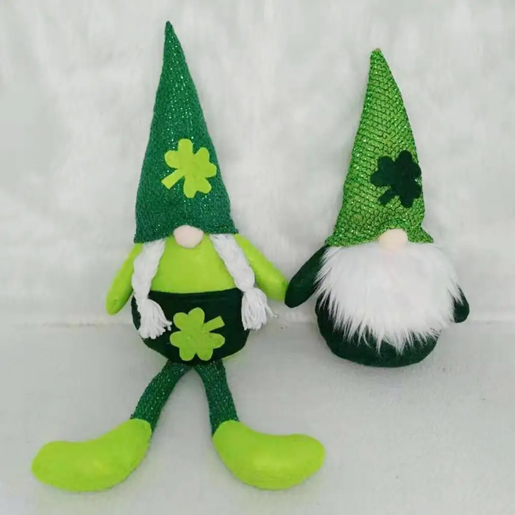 Gnome Plush Doll St. Patrick's Day Faceless Green Clover Gnomes Doll Irish Day Party Decor Saint Patricks Day Gifts For Children
Gnome Plush Doll St. Patrick's Day Faceless Green Clover Gnomes Doll Irish Day Party Decor Saint Patricks Day Gifts For Children