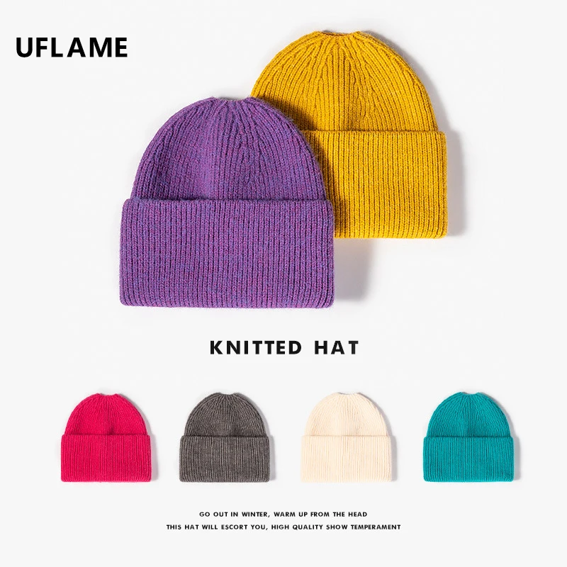 UFLAME Solid Women's Winter Hat Soft Horsetail Knitted Cap Autumn Unisex Warmer Hip Hop Skullies Beanies Outdoor Casual Bonnets
UFLAME Solid Women's Winter Hat Soft Horsetail Knitted Cap Autumn Unisex Warmer Hip Hop Skullies Beanies Outdoor Casual Bonnets
