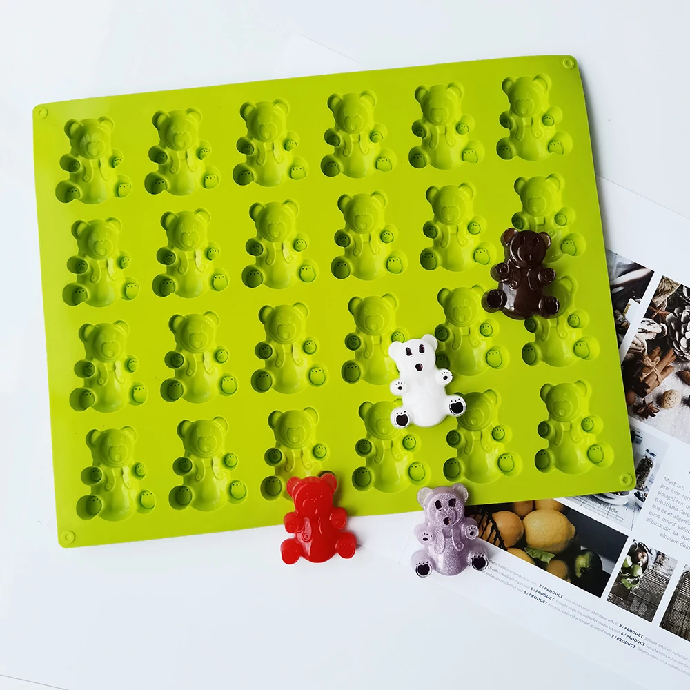 Силиконовая форма для торта с 24 медведем, «сделай сам», кухонный инструмент для выпечки ручной работы, декоративная форма для Мусса
Силиконовая форма для торта с 24 медведем, «сделай сам», кухонный инструмент для выпечки ручной работы, декоративная форма для Мусса